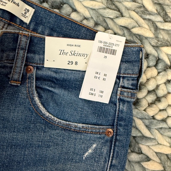 Abercrombie & Fitch Denim - High Rise Skinny Jeans